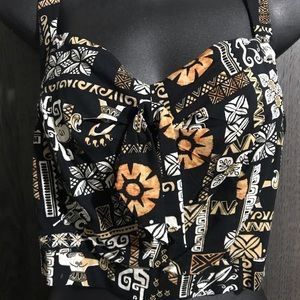 Disney Moana Theme Crop Top